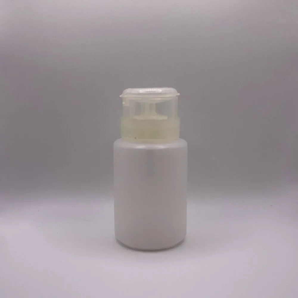 Plastic Clear Nail Polish Remover Pump Dispenser Bottle